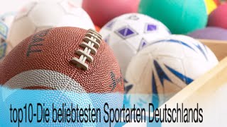 top10 Die beliebtesten Sportarten Deutschlands [upl. by Seavey909]