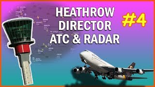 LIVE London Heathrow EGLL Approach Air Traffic Control with RADAR 1204mhz [upl. by Atneciv587]