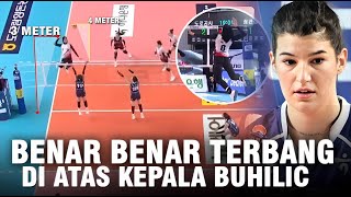 quotGak masuk Akal Loncatanya 2 Meter Lebihquot Reaksi Vanja Bukhlic sampai Melongo saat Tahan Spike Mega [upl. by Legra462]