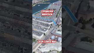 Copenhagen marathon 2024 fly over the marathon course Video of the race path [upl. by Aw]