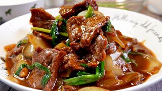 Secret to Making Super Tender Beef amp Onion Stir Fry 双葱炒嫩牛肉 Chinese Beef  Meat  Protein Recipe [upl. by Llenrad]