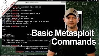 Basic MSF Console Commands  Metasploit Minute Cyber Security Education [upl. by Oiromed]