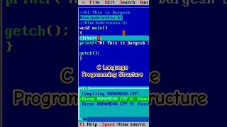 C Language Programming Structure clanguage ccode ctutorials clanguagebasics cprogramminginhindi [upl. by Rednaeel]