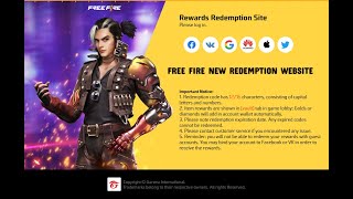 Free Fire New Rewards Redemption site  ff rewards redemption site  Garena Free Fire [upl. by Krucik155]