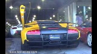 ①Lamborghini Murcielago LP6704 SV Exhaust sound マフラー音 Kreissieg [upl. by Lugar]