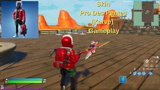 Skin Pro Des Pentes Karve Gameplay Fortnite [upl. by Sclater]