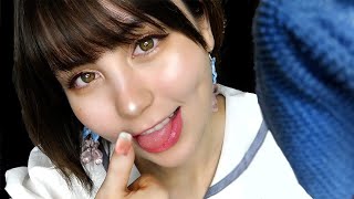 ASMR Spit Cleaning amp Stippling Your Face♥ [upl. by Aneba]