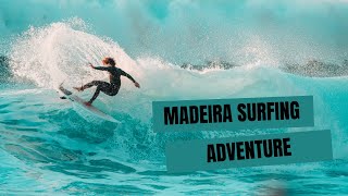 Madeira Surfing Adventure 3 amp Half Minutes Epic Waves in Portugals Most Beautiful Surf Destination [upl. by Rutherfurd]