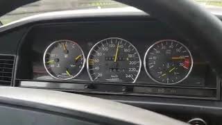 MercedesBenz 190E 26 100 kmh200 kmh  Autobahn Acceleration [upl. by Alviani]