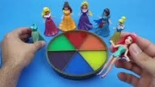 Satisfying Video  DIY  How To Make Rainbow Pool With Disney Princess ASMR 11 Rainbow Bon Bon [upl. by Bruner]