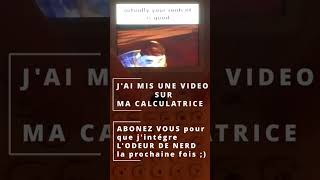 Une VIDÉO sur CALCULATRICE [upl. by Ecinreb]