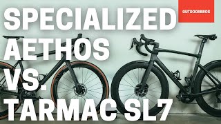 Specialized Aethos vs Tarmac SL7 What You Need to Know [upl. by Sinclare]