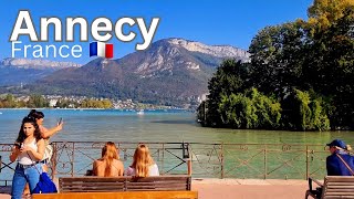 Annecy 🇫🇷 ☀️  4k  Dream Destination in Europe Visite à pied de la plus belle ville de France 🌹🌻 [upl. by Ariem]