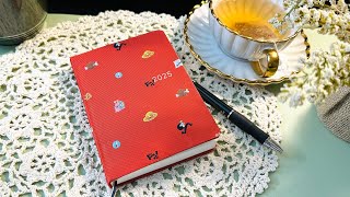 my hobonichi 2025 planner setup  chit chat ideas [upl. by Ellainad]