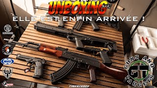 UNBOXING AIRSOFT  ELLE EST ENFIN ARRIVÉE  GUNS AND TARGETS FR [upl. by Bergstrom]