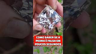 COMO SABER SE A PEDRA É FALSA EM POUCOS SEGUNDOS pedras pedraspreciosas gemstone gemstones gems [upl. by Dorahs]