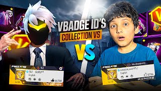 Youngest V Badger💀vs My Rarest V Badge Id Collection Challenge 🤯🔥 [upl. by Ioab]