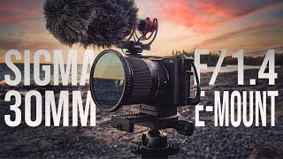 SIGMA 30mm 14 Lens Review  The Sharpest Sony EMount APSC Lens [upl. by Ydac745]