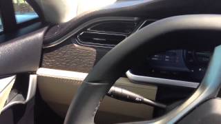 Tesla Model S Steering Click [upl. by Htiekram]