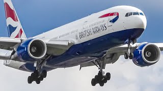 1 HR Watching Airplanes Aircraft Identification  London Heathrow Airport Plane Spotting LHR 3 [upl. by Aenahs]