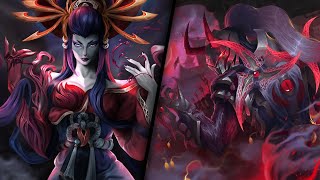 BLOOD MOON ZED  ZYRA  FIDDLESTICKS  League of Legends NEW Skins [upl. by Nnaesor]