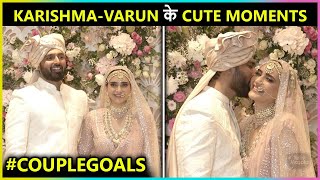 Karishma Tanna and Varun Bangeras CUTE MOMENTS Post Wedding  Karishma Weds Varun [upl. by Donn382]