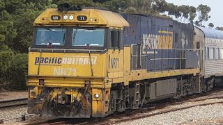 NR71 departs monarto with 7AM8 AFL overland [upl. by Vittorio]