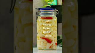 Pickled Daikon Radish  Easy and Quck Pickles Recipe  How to Make Pickled Daikon Radishes shorts [upl. by Vander991]