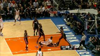 Danilo Gallinari vs Miami Heat  Jan 27th 2011 [upl. by Teressa]