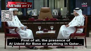 Qatari PM Qatar Does Not Accept The Launching Of Any Attacks Or Wars From The AlUdeid Air Base [upl. by Anitsirhcairam]