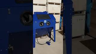 SBC420 Sand Blast Cabinet in Blue [upl. by Martres73]