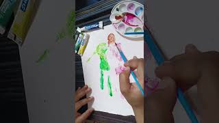 Coolest idea ll  handpainting ll art ll satisfying ll viralshort ll ytshorts ll diy [upl. by Seuqirdor386]