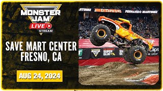 Monster Jam Fresno CA  1 Full Event  August 24 2024  Monster Jam Arena Series [upl. by Christianity]