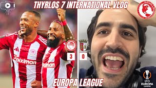 VLOG  OLYMPIACOS vs BRAGA 30  OLYMPIACOS ARE BACK [upl. by Ellednahs]