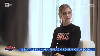 Il Natale di Chiara Ferragni lontano dai social  La vita in diretta 27122023 [upl. by Nitnert]