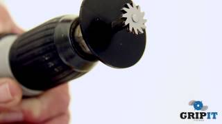 How to Install Grip It Fixings in Insulated Plasterboard [upl. by Ahsiekram]