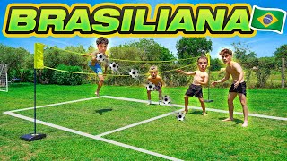 🇧🇷⚽ BRASILIANA FOOTBALL CHALLENGE in Villa Elites FootVolley [upl. by Richarda]