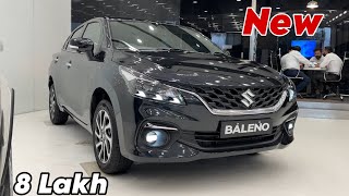 New BALENO 2024 Black Colour Updated  Maruti Suzuki BALENO Alpha Top Model 2024 Review [upl. by Hatti]