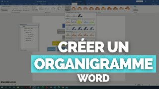 ✅ Comment Créer un ORGANIGRAMME avec WORD en 5 minutes  TUTORIEL [upl. by Yadahs]