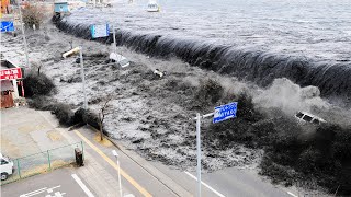 91 JAPONYA DEPREMİ VE DEV TSUNAMİ GÖRÜNTÜLERİ [upl. by Ellga]