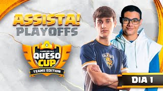 FINAIS QUESO CUP TEAM 2022 DIA 1  CLASH ROYALE [upl. by Atiugal]