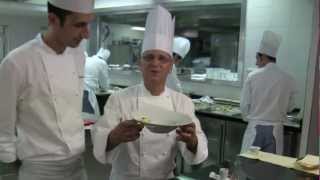 Beck amp Amato prepare a dessert at 3 Michelin La Pergola Rome [upl. by Sivrad]