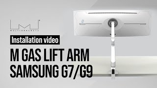 M Gas Lift Arms for Samsung Odyssey G7 amp G9 [upl. by Oiromed917]