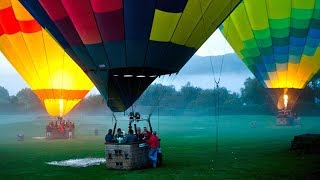 Hot Air Balloon Ride with Sparkling Wine Brunch in Napa Valley California [upl. by Wenz]