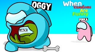 Oggy And Jack Playing With Angry Randoms in Among us😂😂😂 [upl. by Kathye]