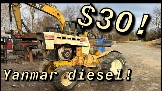 The cheapest diesel swap ever I install a Yanmar diesel for 30 bucks [upl. by Elodie]