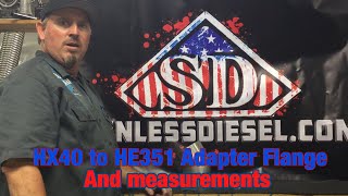 Details on the HX40 Adapter Flange to HE351 [upl. by Medea]