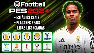 🎮 O NOVO PES 2024 GRÁTIS no XBOX 360 Atualização JULHO LIBERADO ✔️ EUROPA BRASILEIRO LIGAS e mais [upl. by Elleirb]