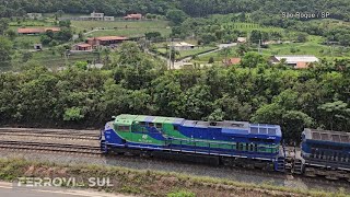 Trem da Rumo em Canguera São RoqueSP [upl. by Maximilien]