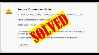 Easy Ways Error Code SECERRORREVOKEDCERTIFICATE Firefox Issue [upl. by Nalor]